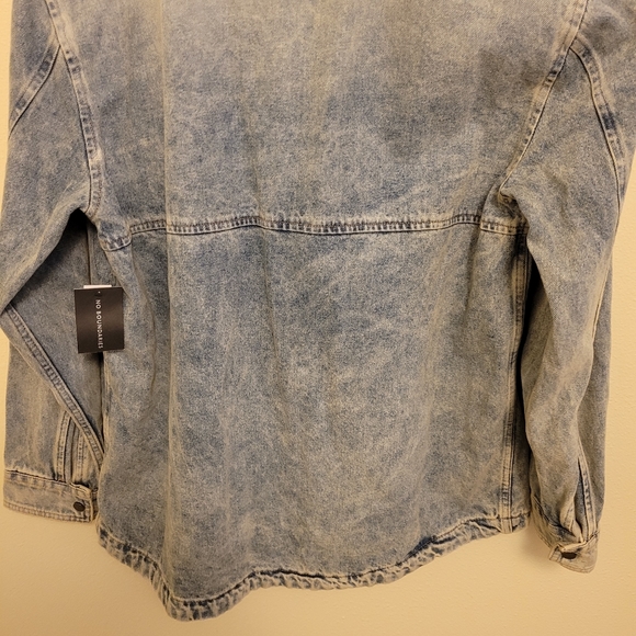 Nwt mens denim shacket snap button - Picture 10 of 15